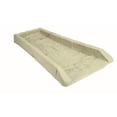 thumbnail image 1 of Suncast SB24 Decorative Rain Gutter Downspout Splash Block, Taupe (20 Pack), 1 of 6