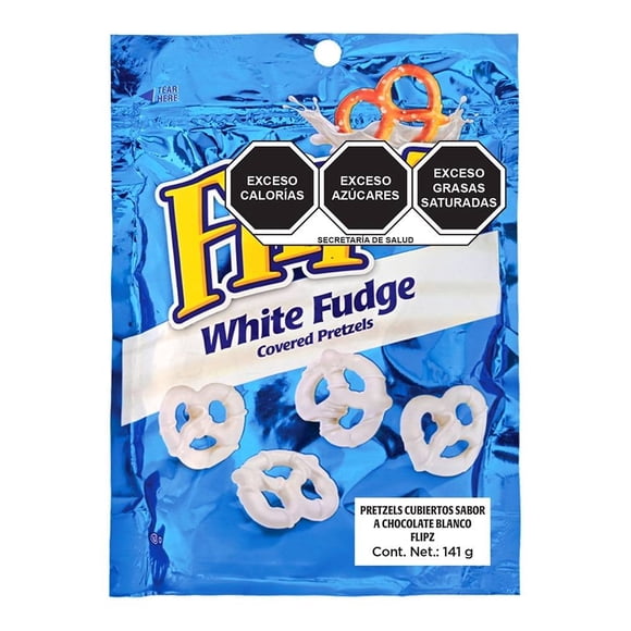 Pretzels Flipz cobertura sabor a chocolate blanco 141g
