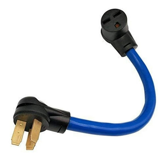 Parkworld 886733 Dryer 10-50P Male Right Angle to Welder Right Angle 6-30R Female 40AMP Adapter cord