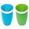 Munchkin Miracle 360 Sippy Cup, Green/Blue, 10 Ounce, 2 Count