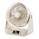 thumbnail image 3 of Ventilador de escritorio con temporizador, equipo de verano, cómodo circulador de aire con reducción de ruido. Blanco, 3 of 9