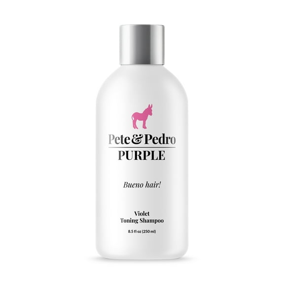 Pete & Pedro PURPLE Platinum Toning Purple Shampoo for Color Treated Hair, 8.5 oz.