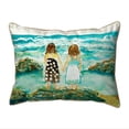 thumbnail image 1 of Betsy Drake SN086 11 x 14 in. Twins on Rocks Small Indoor & Outdoor Pillow, 1 of 1