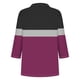 thumbnail image 4 of Camiseta de Solapa de Cuello en V de la Manga Superior de 3/4 de las Mujeres, Uso Diario Cómodo Casual, 4 of 4