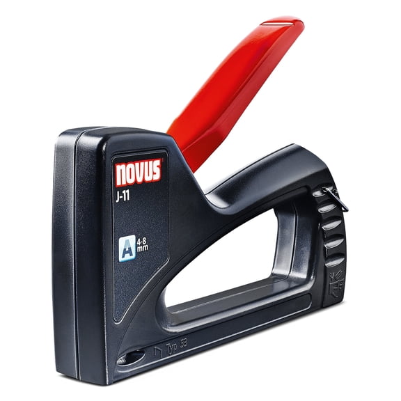 Novus Hand Tacker J-11 - ABS Plastic Staple Gun - Small & Lightweight for DIY and Crafting - Fo