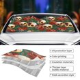 thumbnail image 5 of XMXT Car Sun Shade Windshield, Skull Crossbones Background Sunshade for Car Windshield Sun Shades for Car SUV Truck, s, 5 of 9