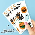 thumbnail image 3 of Big Dot of Happiness Jack-O'-Lantern Halloween - Kids Birthday Party Favor - Goodie Bag Filler - Halloween Temporary Tattoos - Set of 12, 3 of 6