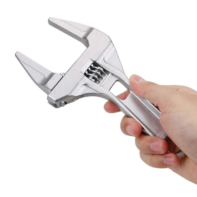Adjustable Spanners 6-68MM Open Adjustable Spanners Wrenches Aluminum Bathroom Wrench Rod Plumber Hand Tool