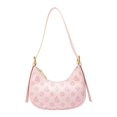 thumbnail image 3 of Bolso de mujer de color rosa con diseño de axila, estilo francés Tongqin, con forma de media luna, 3 of 5
