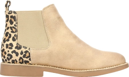 seven dials marisah chelsea leopard bootie