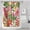 White-242, variant on Tropical Floral and Exotic Shower Curtain, Waterproof Fabric with Hooks, Machine Washable Boho Hawaiian Print Bathroom Shower Curtain for Summer Beach and Resort