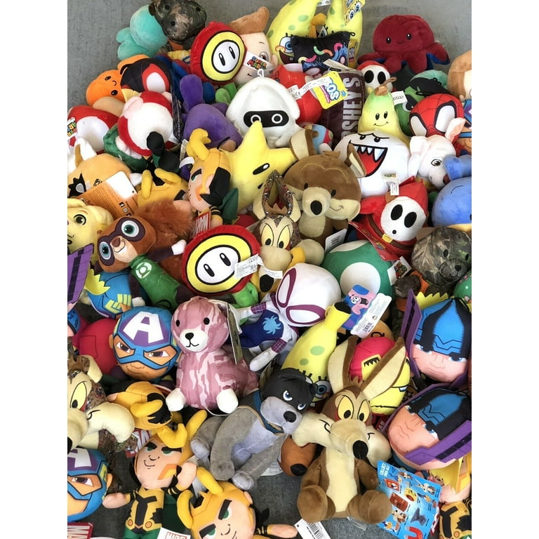 Crane Claw Machine Animal Plush Filler Mix 80 Pieces 100 Licensed 5 9 NEW