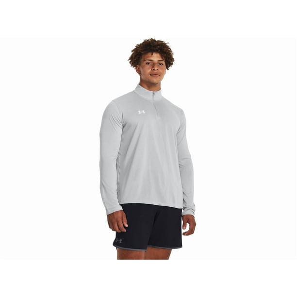 Under Armour Team Tech para hombre, manga larga, cierre 1/4 zip