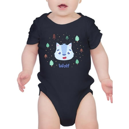 

Cute Baby Wolf Face Bodysuit Infant -Image by Shutterstock 18 Months