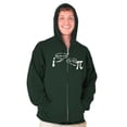 thumbnail image 5 of Rational Real Pi Pie Number Math Nerd Zip Up Hoodie Men's Women's Brisco Brands 3X, 5 of 6