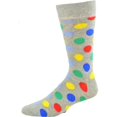 thumbnail image 6 of Sierra Socks Men Cotton Polka Dot Crew Socks (Shoe Size: 6-12, Navy), 6 of 6