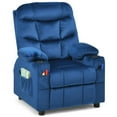 thumbnail image 2 of Spaco Kids Recliner Chair with Cup Holder and Footrest for Children-Light Blue, Kids Couch for Kids, 2 of 8