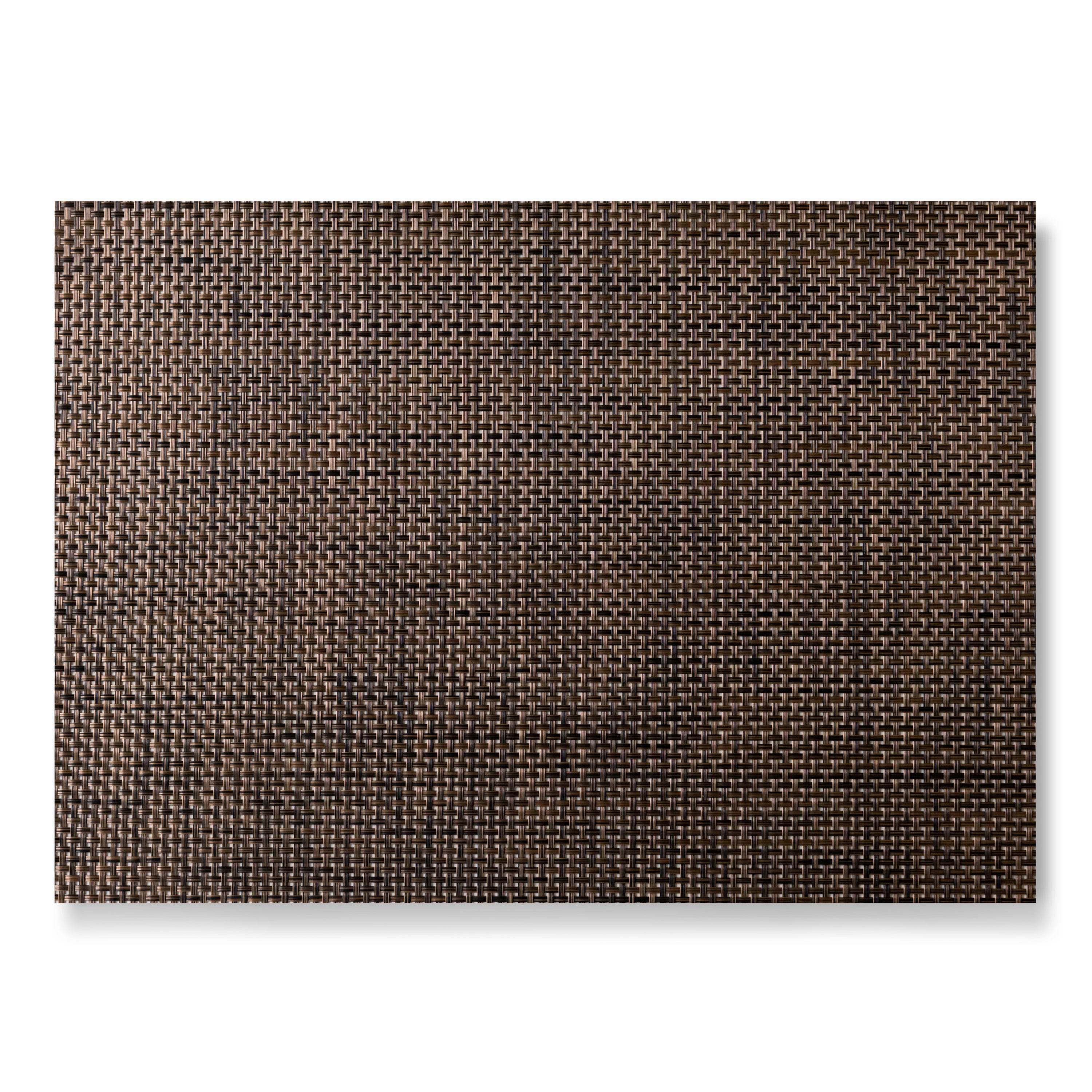 (4 pack) Mainstays Longport Woven Vinyl Table Placemat Tobacco 13" x 18"