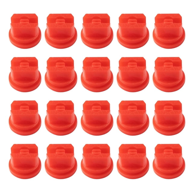 20 boquillas para pulverizador agrícola, ideales para pulverización con mochila. rojo
