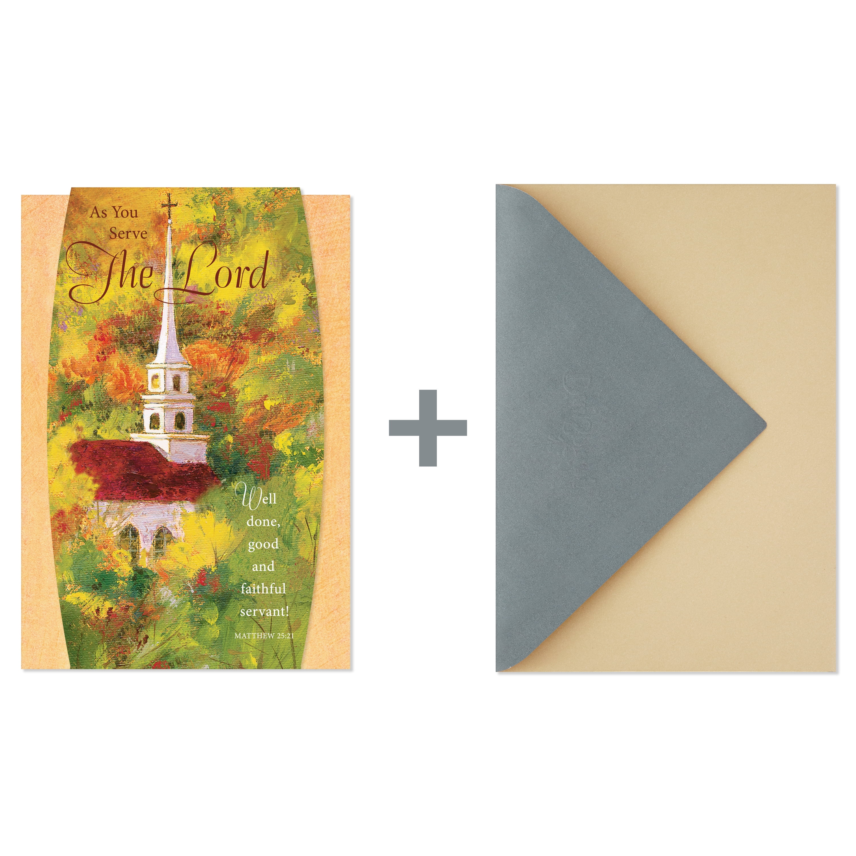 DaySpring Religious Thanksgiving Card (Thank You for Your Service), 1 Count