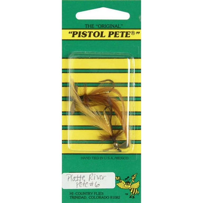 Pistol Pete Hi-Country Flies Size 6 - Platte River Pete