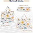 thumbnail image 6 of FORMRS Womens Corduroy Tote Bag Crossbody Shoulder Handbag with Pocket, Rainbows Pattern, 6 of 7