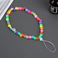 thumbnail image 2 of Phone Lanyard Colorful Cute Universal Acrylic Polymer Clay Cellphone Wrist Strap Phone Charm, 2 of 8
