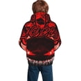 thumbnail image 6 of Lsque Geometry Dash Patten Youth Hoodie Sweatshirt Pullover with Kangaroo Pocket Boys and Girls Hoodie Warm Hoodie for Kids, 6 of 8