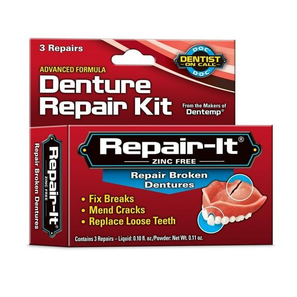 Denture Repair-It 2 Kits - Walmart.com - Walmart.com