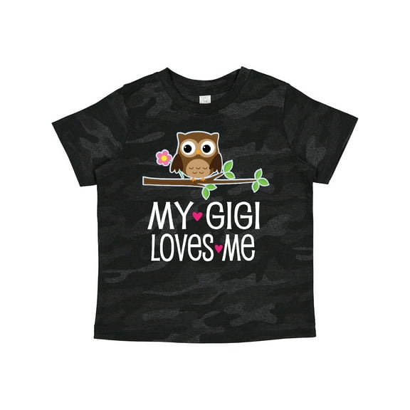 Inktastic My Gigi Loves Me Owl Girls Toddler T-Shirt