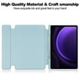 thumbnail image 5 of Compatible Samsung Galaxy Tab S9 FE Case Leather+Acrylic Rotary Stand Cover with Bluetooth Keyboard, 5 of 5