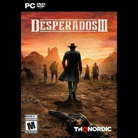 NEW - PC - DESPERADOS III 3 Rated M Wild West PC DVD Game Windows 7-10