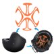 thumbnail image 5 of Bsvklp Forro Interior Flexible Accesorios Interiores Motocicleta para Suave PU (naranja), 5 of 9