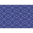 thumbnail image 1 of Ahgly Company Indoor Rectangle Patterned Denim Dark Blue Area Rugs, 8' x 12', 1 of 6