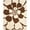 Beige/Brown, variant on SAFAVIEH Soho Kelly Floral Wool Area Rug, Black/White, 3'6" x 5'6"