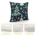 thumbnail image 4 of YINGXI Christmas Throw Pillow Covers Pillow Cases Winter Holiday Decorative Cushion Cases for Sofa Living Room 12x12in, 4 of 5