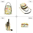 thumbnail image 3 of FORMRS Crossbody Bag for Women Quilted Travel Shoulder Cell Phone Purse with Chain Strap Handbag, Candy Lemon, 3 of 7