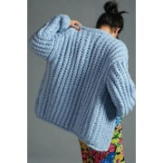 SAACHI Chunky Oversized Knit Cardigan Womens