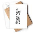thumbnail image 1 of Fashionally Inspirational Saying Postcards Envelopes Blank Note Cards Mailing, 1 of 4