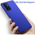 thumbnail image 2 of Case for Samsung Galaxy A72 Phone Case Protective Slim [Defend from Scratch/Slip/Drop/Fingerprint] Matte PC Hard Minimalistic Phone Cover for Samsung Galaxy A72-Blue, 2 of 12
