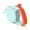 118.11in Green Orange, variant on Retractable Dog Leash with One-Button Quick Lock,Heavy Duty Automatic Extension Pet Walking Ribbon in Impact-Resistant ABS Shell,Tangle-Free Single-Handed Control System for Dogs