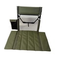 thumbnail image 2 of Una silla plegable ligera con respaldo, perfecta para la playa o para acampar. Verde, 2 of 9