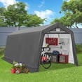 thumbnail image 6 of Howsvn 8' x 14' Portable Storage Shelter, Waterproof Outdoor Tent for Motorcycle, Tool Storage, 6 of 9