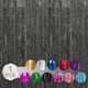 thumbnail image 1 of Advancent Decoraciones para fiesta de cumpleaños, papel de aluminio hecho decorativo, cortina de oropel con flecos de aplicación amplia Kits de decoración para fiestas Negro 6.5 pies, 1 of 6