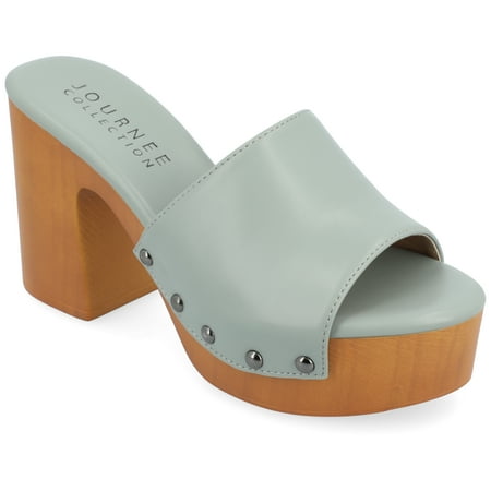 

Journee Collection Womens Veda Tru Comfort Foam Platform Clog Open Toe Sandals