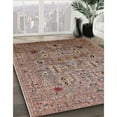 thumbnail image 3 of Ahgly Company Machine Washable Indoor Square Industrial Modern Chestnut Brown Area Rugs, 5' Square, 3 of 7