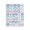18#, variant on opvise Nail Sticker Self Adhesive Waterproof Eye-catching Love Heart Print Fingernail Sticker DIY Nail Art Gadget Birthday Gift