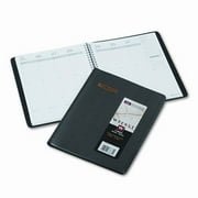 AT-A-GLANCE Weekly Appointment Book, Seven-Day Hourly Ruling, 6-7/8 x 8-3/4, Black, 2016