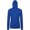 thumbnail image 3 of Women's Levelwear Royal Los Angeles Dodgers Raven Insignia 2.0 Quarter-Zip Jacket, 3 of 3