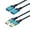 Blue, variant on Mimifly USB 3.0 Extender Cable, 2FT, 2-Pack, USB A Male to Female Extension Cord for PC, Printer, Black